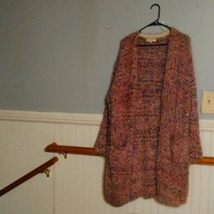 Cozy soft multi-colored sweater